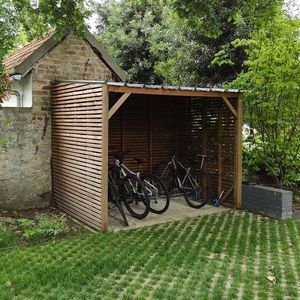 pensilina per biciclette per spazi pubblici
