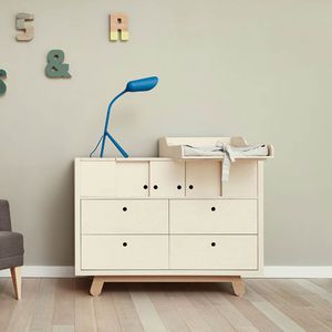 cassettone moderno / in legno / per bambini (unisex) / bianco