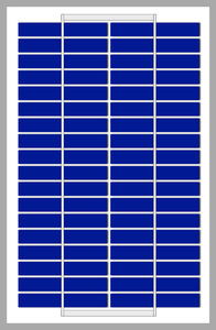 pannello fotovoltaico in silicio policristallino