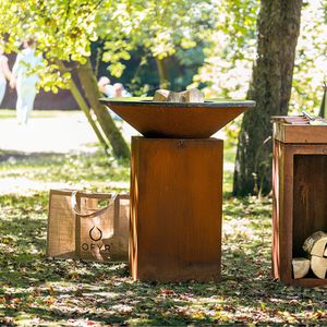 braciere da giardino a legna