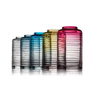 vaso moderno / in vetro soffiato