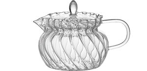 teiera in vetro borosilicato