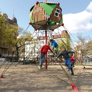 rete da arrampicata per parco giochi