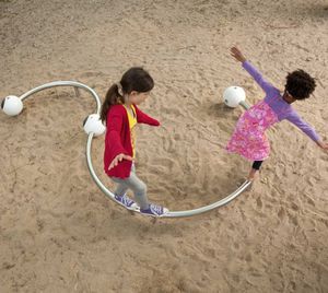 trave d'equilibrio per parco giochi