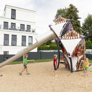 struttura ludica per parco giochi / per edifici pubblici / per enti locali / in legno