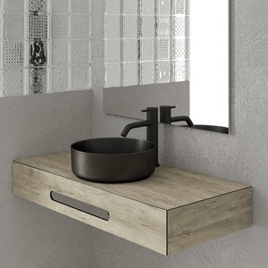 piano lavabo in Solid Surface