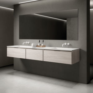 piano lavabo in Solid Surface
