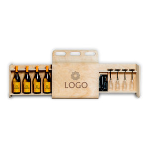 mobile bar contract / moderno / in legno / su misura