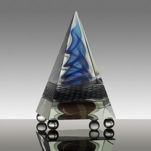 scultura in vetro soffiato