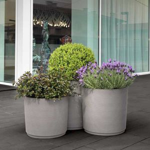 vaso da giardino in plastica