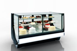 vetrina refrigerata espositiva / illuminata / per pasticceria