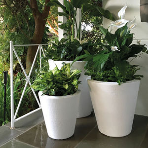 vaso da giardino in plastica