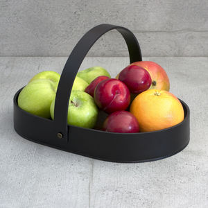 fruttiera in legno / in pelle / per hotel / per ristorante