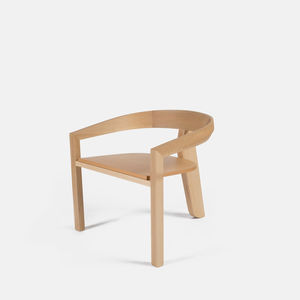 poltrona moderna / in faggio / in frassino / in legno laccato