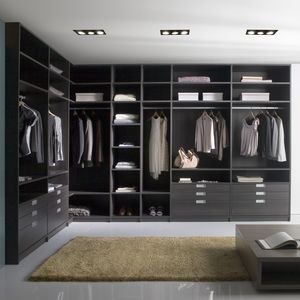 cabina armadio moderna / in legno laccato