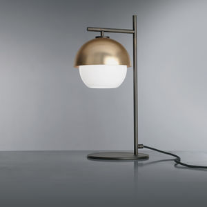 lampada da tavolo / moderna / in ottone / in vetro soffiato