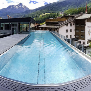 piscina sistema completo / interrata / in acciaio inox / contract