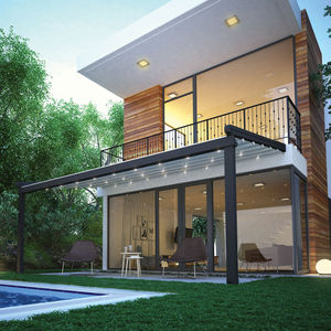 pergola addossata