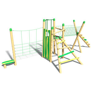 struttura d'arrampicata per parco giochi
