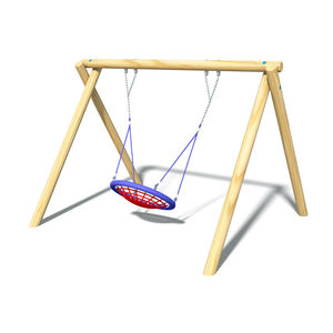 altalena in legno / per parco giochi