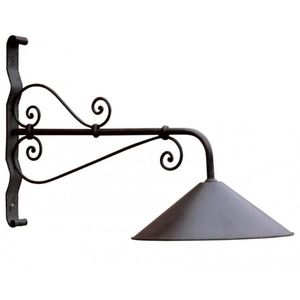 applique classica / da giardino / in ferro modellato / LED