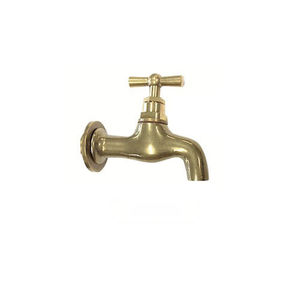 rubinetto per fontanella / da parete / in ottone / standard