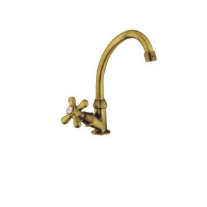rubinetto per lavabo / per lavamani / da appoggio / in ottone
