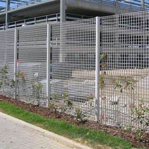 recinzione per spazi verdi / per parco giochi / in griglia / in acciaio galvanizzato