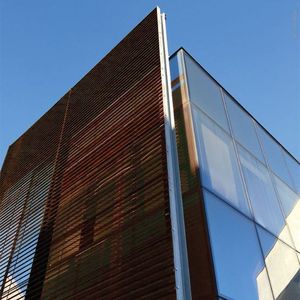 rivestimento di facciata a doghe / in acciaio COR-TEN® / liscio