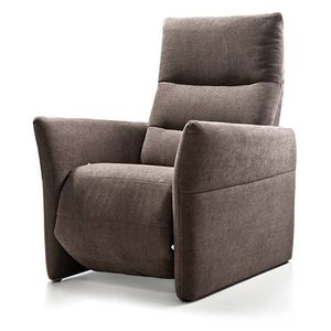 poltrona moderna / in tessuto / reclinabile / con schienale alto