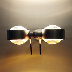 applique moderna / in metallo / in vetro / LED