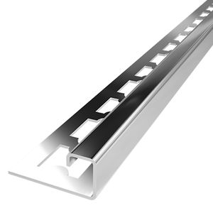 profilo di finitura in acciaio inox