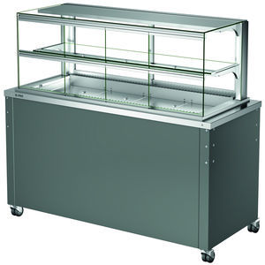 vetrina refrigerata con scaffali