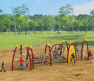 struttura d'arrampicata per parco giochi