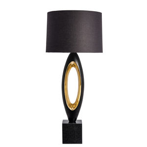 lampada da tavolo / moderna / in lino / in marmo