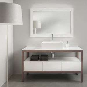 supporto per lavabo in legno 1