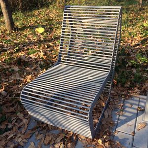 panca pubblica / design originale / in acciaio galvanizzato / in acciaio con rivestimento a polvere