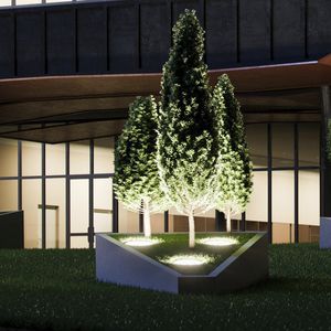 luce da incasso a pavimento / LED RGBW / LED RGB / tonda
