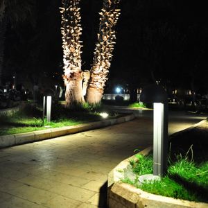 lampioncino moderno / in acciaio inossidabile / in ghisa di alluminio / LED