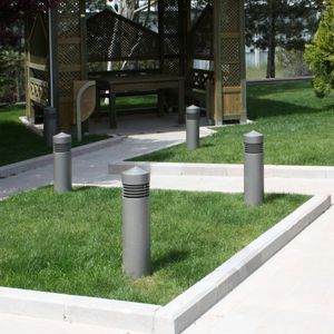 lampioncino da giardino / moderno / in acciaio inossidabile / in ghisa di alluminio