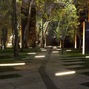 luce da incasso a pavimento / LED / lineare / da esterno