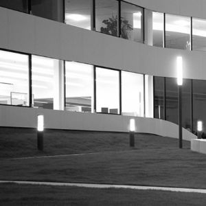 lampioncino per spazio pubblico / design minimalista / in PMMA / in acciaio inossidabile