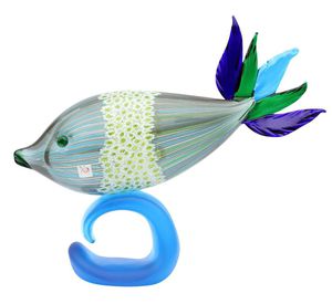 scultura in vetro di Murano