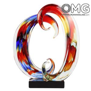 scultura in vetro di Murano
