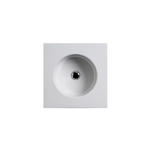 lavandino da terra / quadrato / in ceramica / per uso residenziale