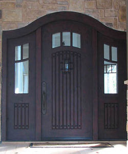 porta d'ingresso / battente / con finitura ontano / di sicurezza