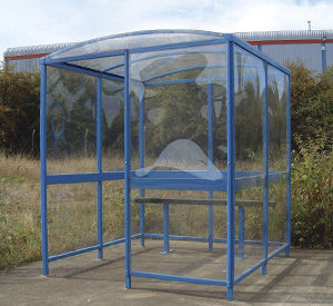 pensilina per fermata d'autobus in alluminio