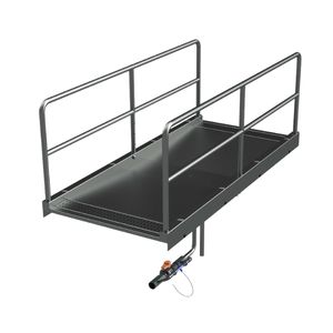 pediluvio in acciaio inox 316 L 1
