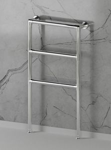 scaldasalviette ad acqua calda / elettrico / in ottone / cromato