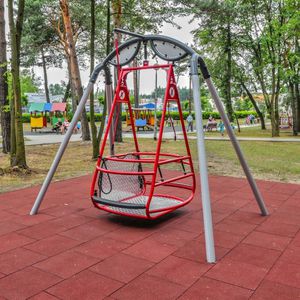 altalena disabile / in plastica / in acciaio galvanizzato / in corda